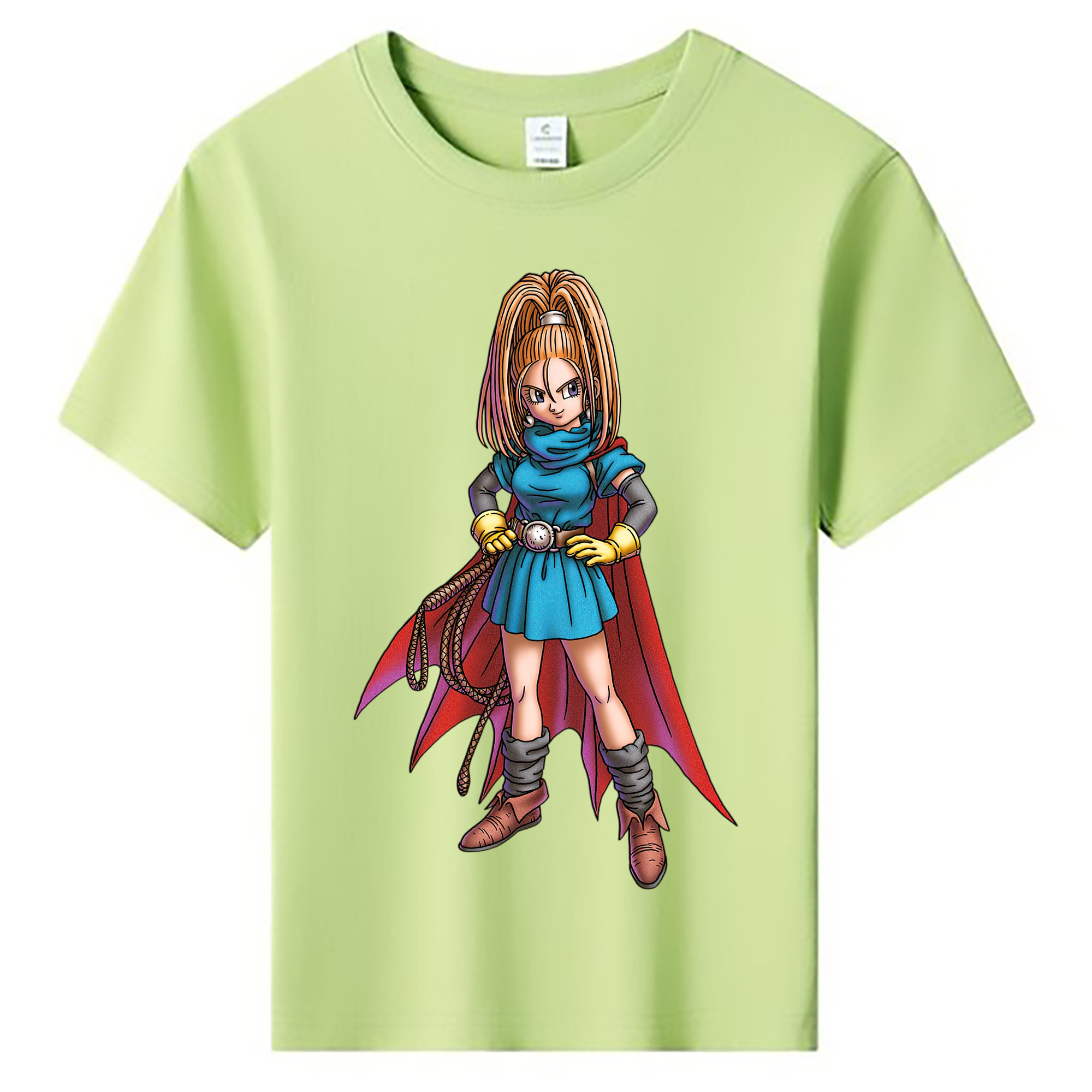 （画像用） ドラゴンクエスト Doragon Kuesuto Dragon Quest 綿100％キッズTシャツ（フロントプリント）